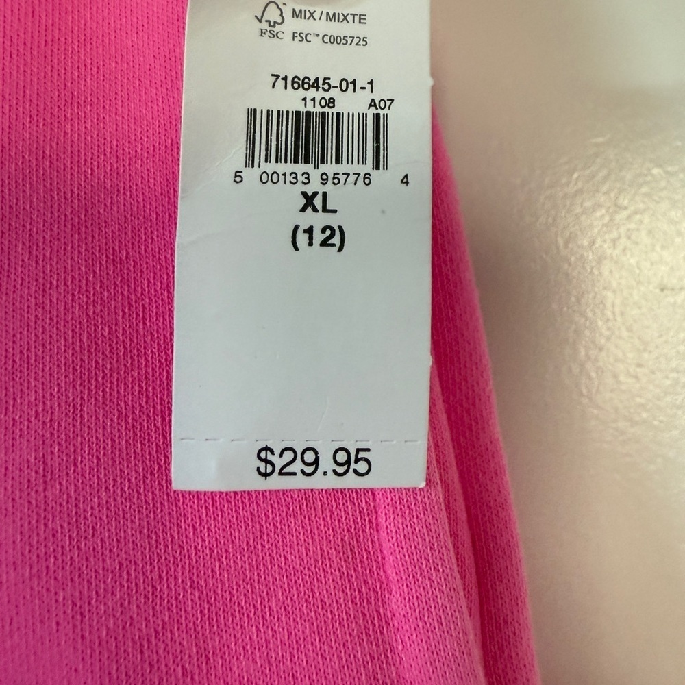 Gap Kids VintageSoft Relaxed Hot Pink Sweat Shorts XL NWT Back to School - Picture 3 of 6